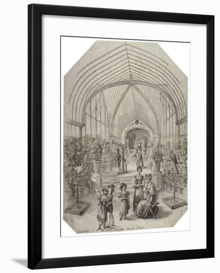 Conservatory of the Pantheon, Oxford Street, Westminster, London, C1830-Charles James Richardson-Framed Giclee Print