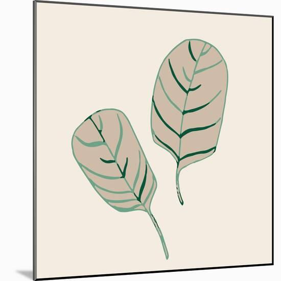 Conservatory Plant 3-Sweet Melody Designs-Mounted Art Print