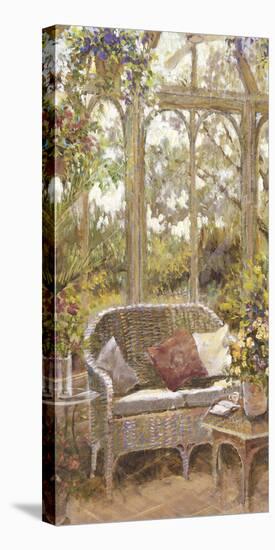 Conservatory - Tranquil-Longo-Framed Stretched Canvas