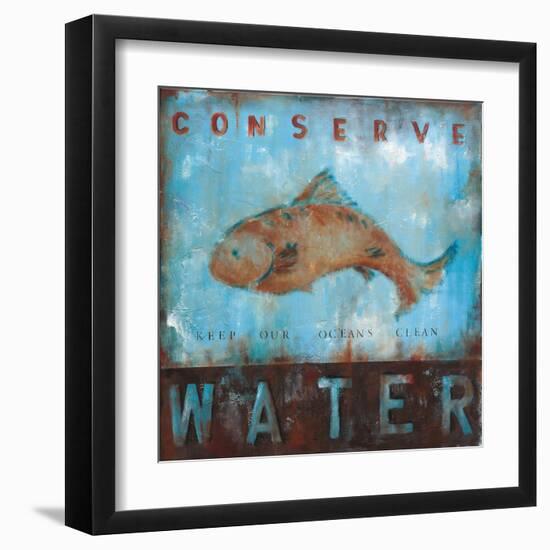 Conserve Water-Wani Pasion-Framed Art Print