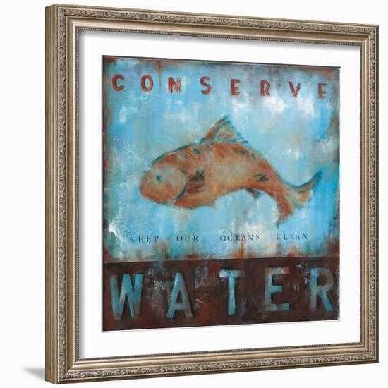 Conserve Water-Wani Pasion-Framed Premium Giclee Print