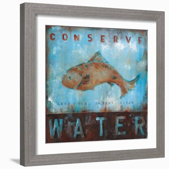 Conserve Water-Wani Pasion-Framed Premium Giclee Print