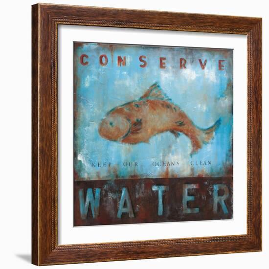 Conserve Water-Wani Pasion-Framed Premium Giclee Print