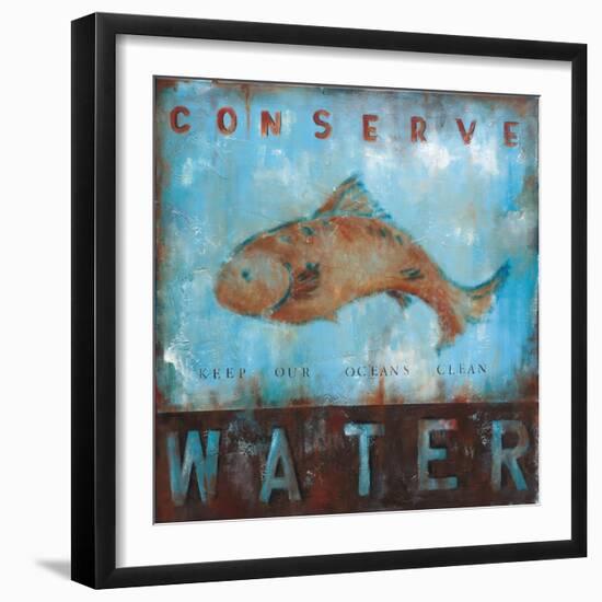 Conserve Water-Wani Pasion-Framed Premium Giclee Print