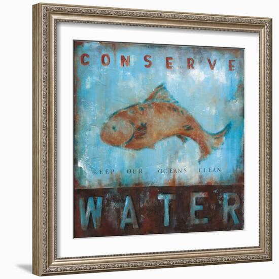 Conserve Water-Wani Pasion-Framed Art Print