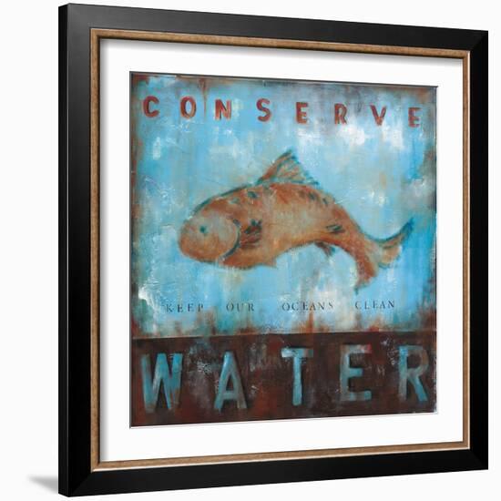 Conserve Water-Wani Pasion-Framed Art Print