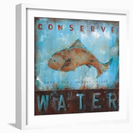 Conserve Water-Wani Pasion-Framed Premium Giclee Print