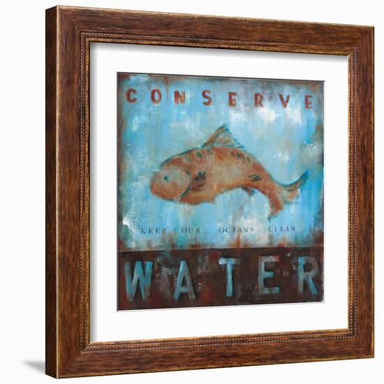 Conserve Water-Wani Pasion-Framed Art Print