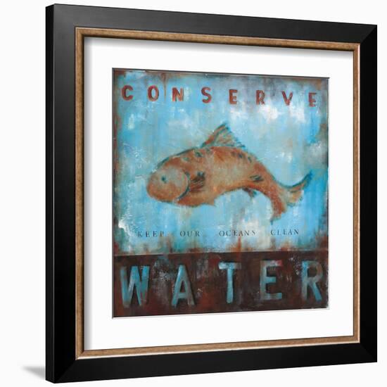 Conserve Water-Wani Pasion-Framed Art Print