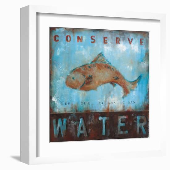 Conserve Water-Wani Pasion-Framed Art Print