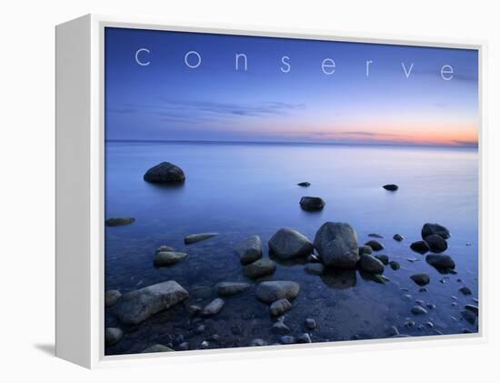 Conserve-null-Framed Stretched Canvas