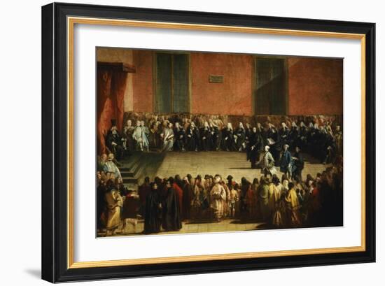 Consilium in Arena, 1750-Giovanni Battista Tiepolo-Framed Giclee Print