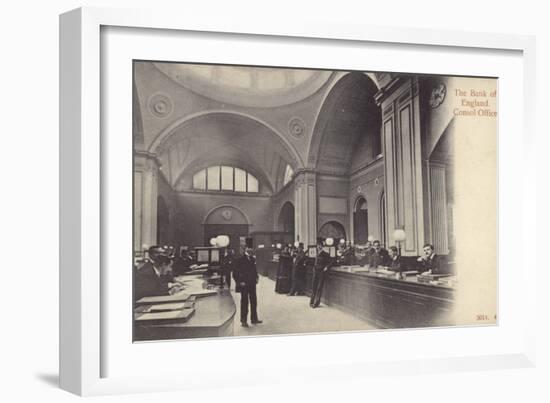 Consol Office, Bank of England, London-null-Framed Photographic Print