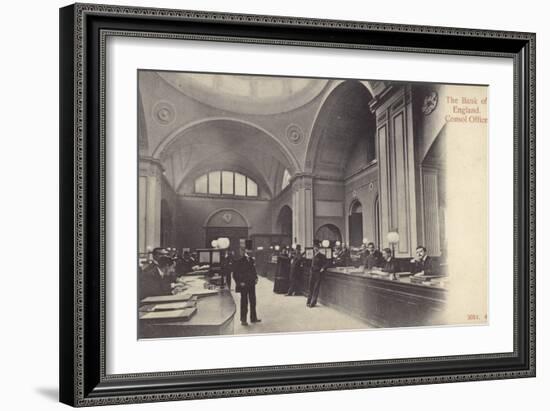 Consol Office, Bank of England, London-null-Framed Photographic Print