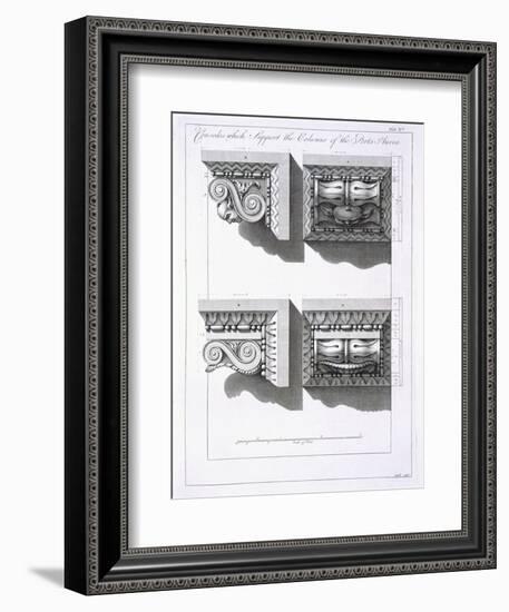 Consoles Which Support Columns of the Porta Aurea-Robert Adam-Framed Giclee Print