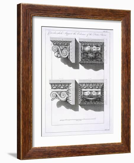 Consoles Which Support Columns of the Porta Aurea-Robert Adam-Framed Giclee Print