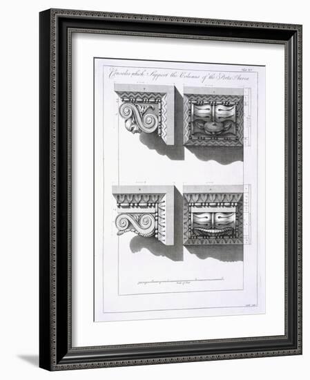 Consoles Which Support Columns of the Porta Aurea-Robert Adam-Framed Giclee Print