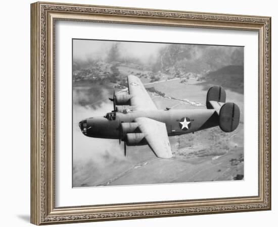 Consolidated B-24D Liberator American Bomber of Ww2-null-Framed Photographic Print