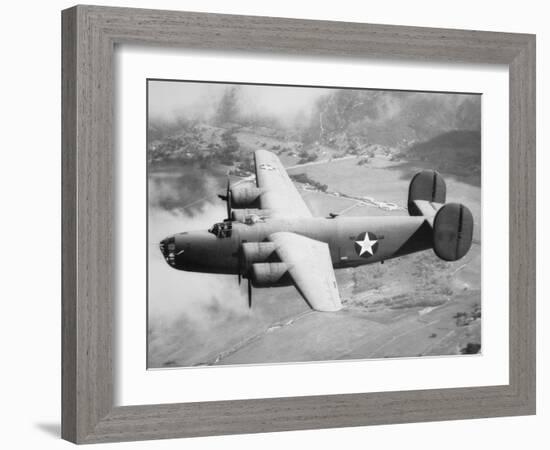 Consolidated B-24D Liberator American Bomber of Ww2-null-Framed Photographic Print