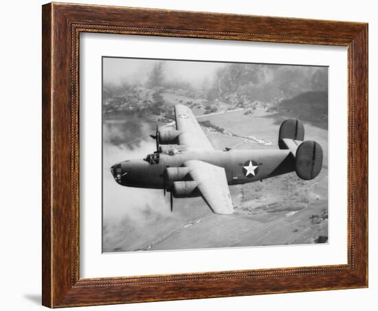 Consolidated B-24D Liberator American Bomber of Ww2-null-Framed Photographic Print