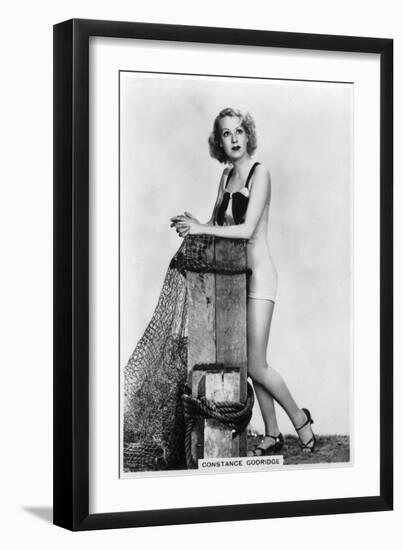 Constance Godridge, British Actress, 1938-null-Framed Giclee Print