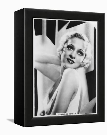 Constance Jordan, Actress, C1938-null-Framed Premier Image Canvas