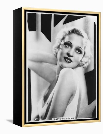 Constance Jordan, Actress, C1938-null-Framed Premier Image Canvas