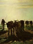 Game Keeper Stops Near His Dogs-Constant Troyon-Stretched Canvas