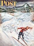 "Snow Skiier After the Falls," Saturday Evening Post Cover, January 25, 1947-Constantin Alajalov-Giclee Print