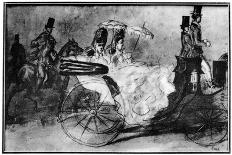 The Sultan's Carriage, 19Th Century (Drawing)-Constantin Guys-Giclee Print
