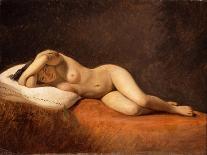 Resting Model, 1839-Constantin Hansen-Framed Giclee Print