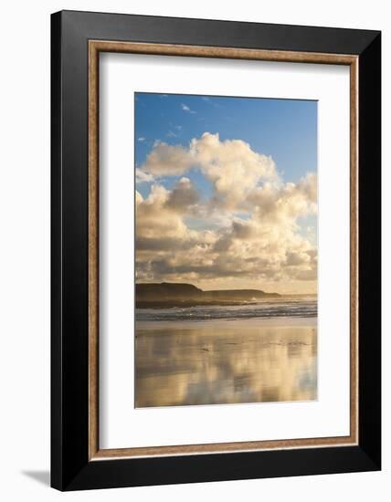 Constantine Bay at Sunset, Cornwall, England, United Kingdom, Europe-Matthew-Framed Photographic Print