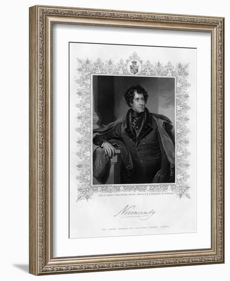 Constantine Henry Phipps, Marquess of Normandy, 19th Century-H Robinson-Framed Premium Giclee Print