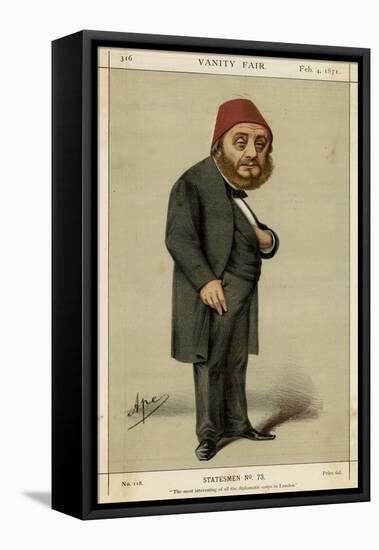 Constantine Musurus, Turkish Diplomat-Carlo Pellegrini-Framed Stretched Canvas