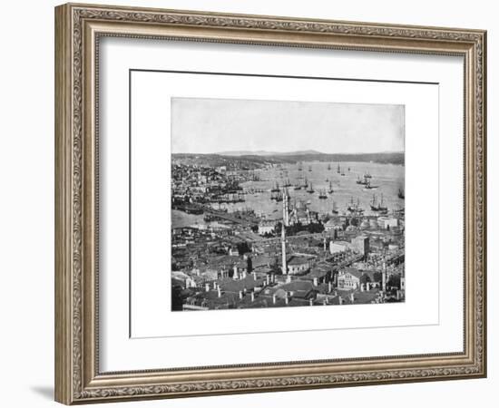 Constantinople and the Bosphorus, Turkey, Late 19th Century-John L Stoddard-Framed Giclee Print