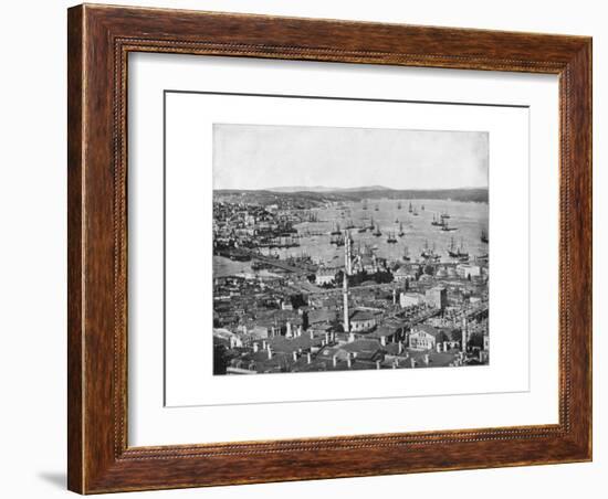 Constantinople and the Bosphorus, Turkey, Late 19th Century-John L Stoddard-Framed Giclee Print