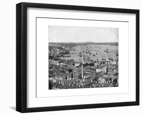Constantinople and the Bosphorus, Turkey, Late 19th Century-John L Stoddard-Framed Giclee Print