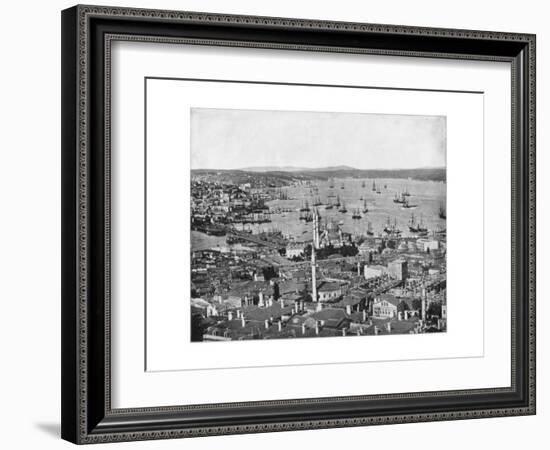 Constantinople and the Bosphorus, Turkey, Late 19th Century-John L Stoddard-Framed Giclee Print