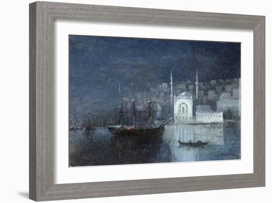 Constantinople by Night, 1886-Ivan Konstantinovich Aivazovsky-Framed Giclee Print