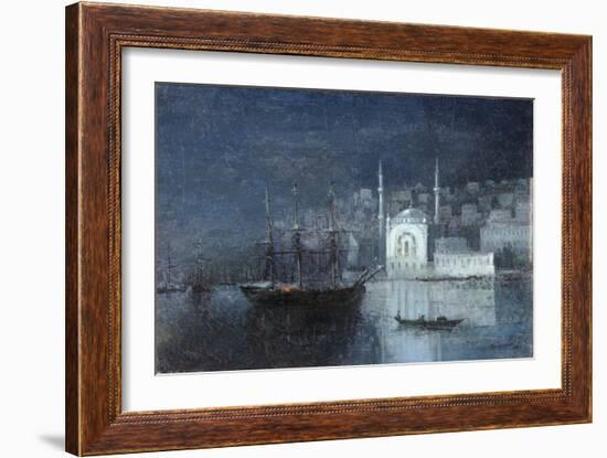 Constantinople by Night, 1886-Ivan Konstantinovich Aivazovsky-Framed Giclee Print