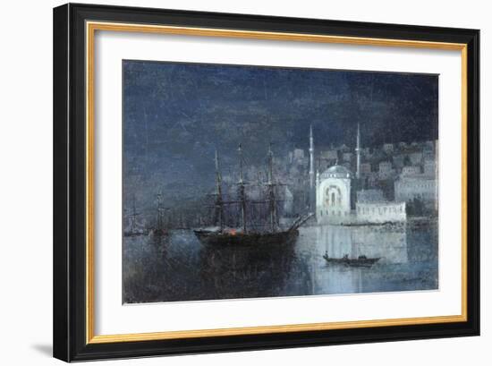 Constantinople by Night, 1886-Ivan Konstantinovich Aivazovsky-Framed Giclee Print