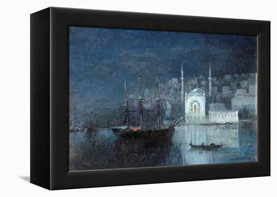 Constantinople by Night-Ivan Konstantinovich Aivazovsky-Framed Premier Image Canvas