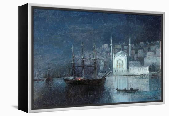 Constantinople by Night-Ivan Konstantinovich Aivazovsky-Framed Premier Image Canvas