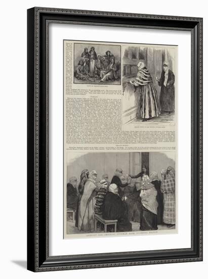 Constantinople Illustrated-null-Framed Giclee Print