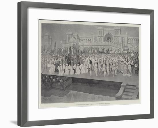 Constantinople in London, the Spectacular Performance at Olympia-Amedee Forestier-Framed Giclee Print
