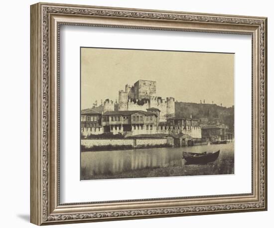 Constantinople, maisons sur le Bosphore-Felice Beato-Framed Giclee Print