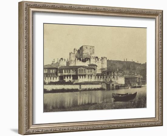 Constantinople, maisons sur le Bosphore-Felice Beato-Framed Giclee Print