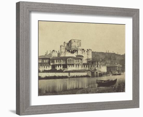 Constantinople, maisons sur le Bosphore-Felice Beato-Framed Giclee Print