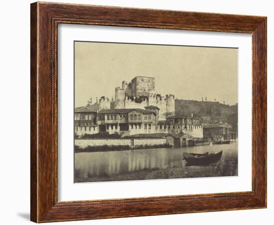 Constantinople, maisons sur le Bosphore-Felice Beato-Framed Giclee Print