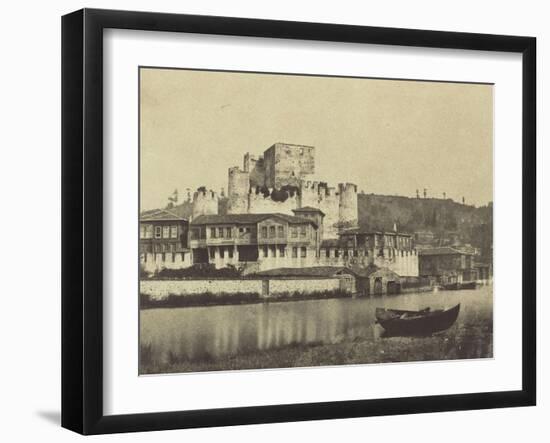 Constantinople, maisons sur le Bosphore-Felice Beato-Framed Giclee Print